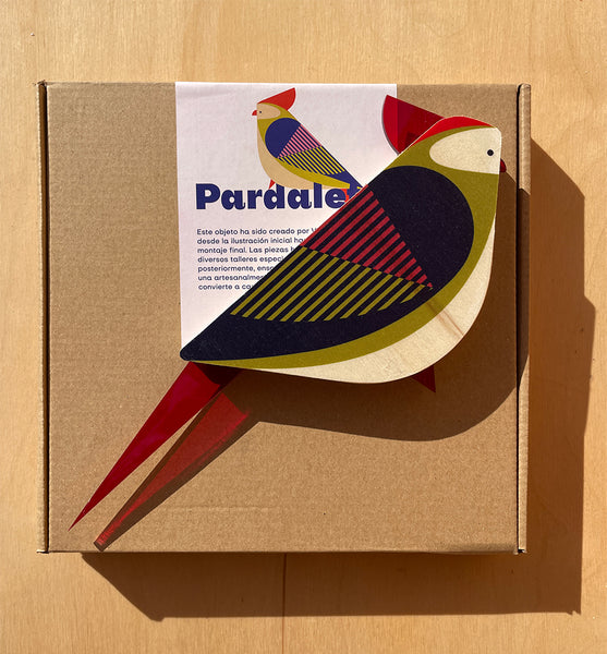 PARDALET MADERA METACRILATO
