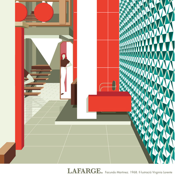 LAMINA EDIFICIO LAFARGE 30X40 // PRINT LAFARGE BUILDING 30X40