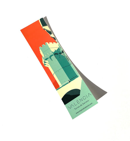 MARCAPÁGINAS TORRES DE SERRANOS / BOOKMARK SERRANOS TOWERS