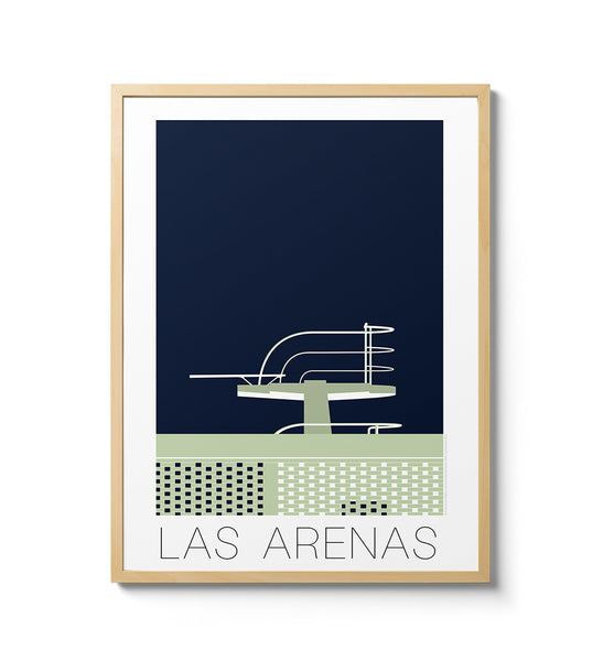 LAMINA LAS ARENAS 50X70// PRINTS LAS ARENAS  50X70