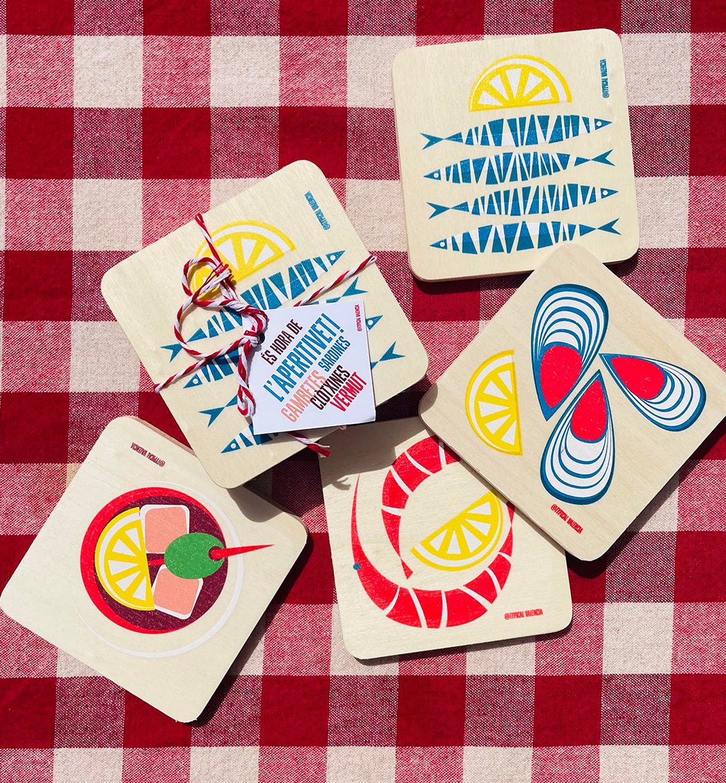 POSAVASOS APERITIVET/ APERITIF COASTERS