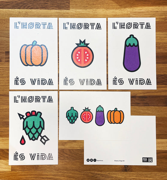 COLECCIÓN POSTALES L'HORTA ÉS VIDA by DIEGO MIR