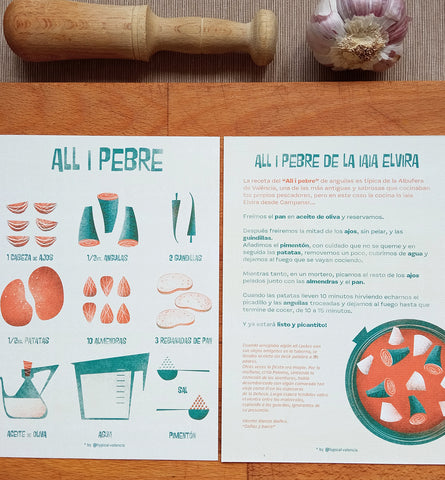 RECETAS VALENCIANAS "ALL I PEBRE" / VALENCIAN RECIPES "ALL I PEBRE"