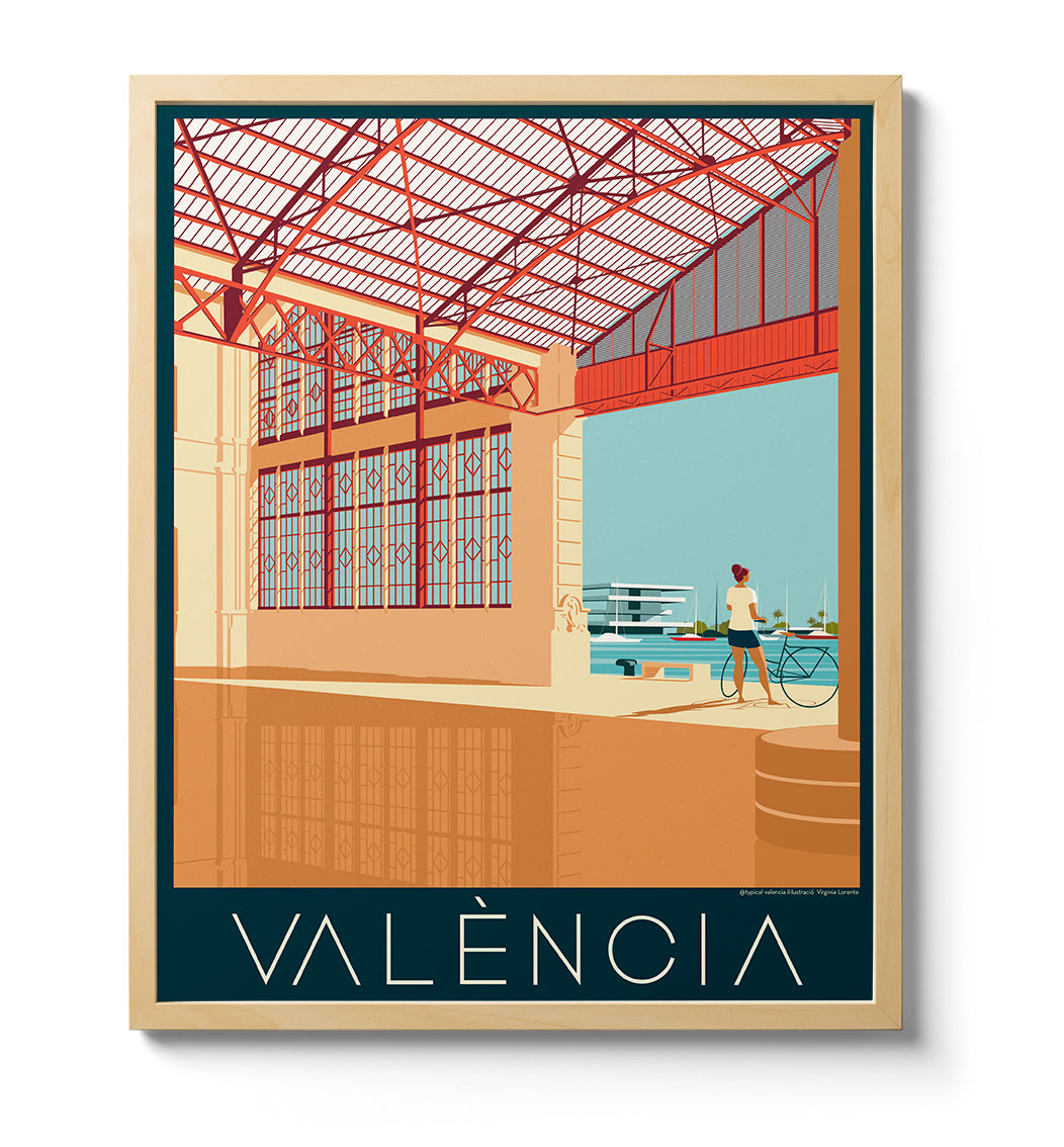 LÁMINA LA MARINA. TINGLADO Nº2.  // PRINT LA MARINA. TINGLADO Nº2.
