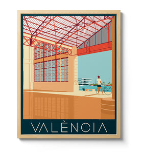 LÁMINA LA MARINA. TINGLADO Nº2.  // PRINT LA MARINA. TINGLADO Nº2.