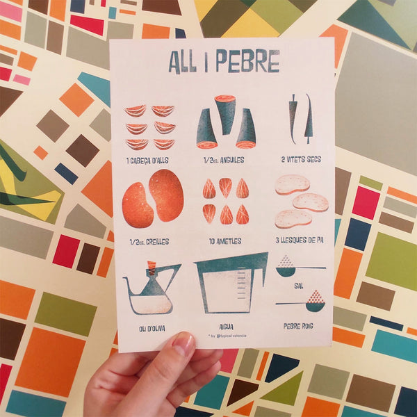 RECETAS VALENCIANAS "ALL I PEBRE" / VALENCIAN RECIPES "ALL I PEBRE"