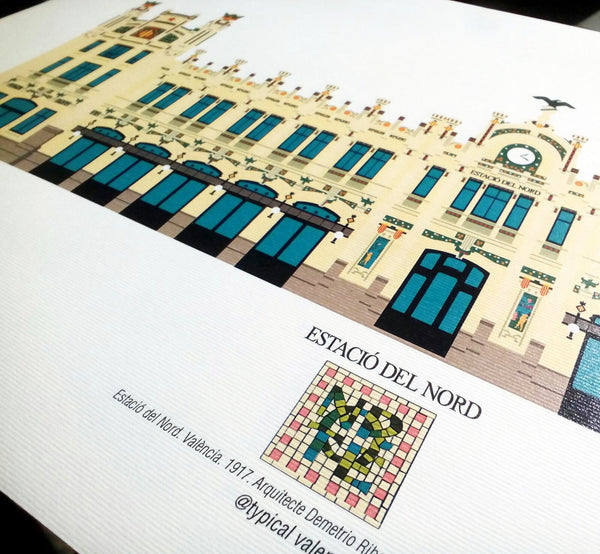 LAMINA "ESTACIÓ DEL NORD" 50x23 // PRINTS "ESTACIÓ DEL NORD" 50X23