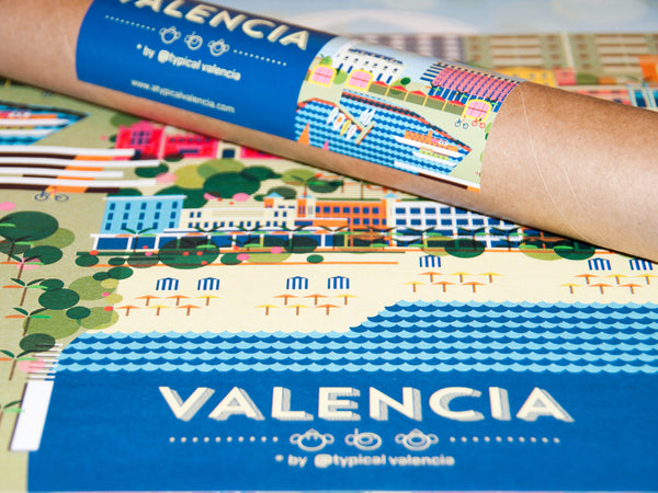 LAMINA VALENCIA MARÍTIMA 48x33  // PRINT VALENCIA SEASIDE 48x33