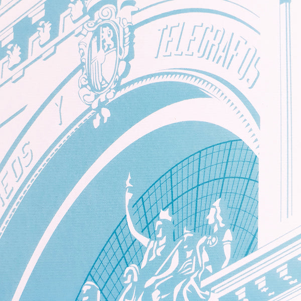 LAMINA EDIFICIO CORREOS VARIOS FORMATOS  // PRINT POST OFFICE BUILDING