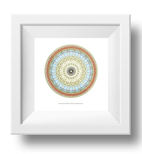 LÁMINA PRINT CÚPULA MERCADO CENTRAL 23X23
