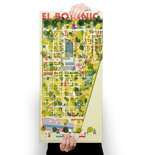 LAMINA EL BOTÀNIC 23x50 // PRINT THE BOTANICAL GARDEN 23x50