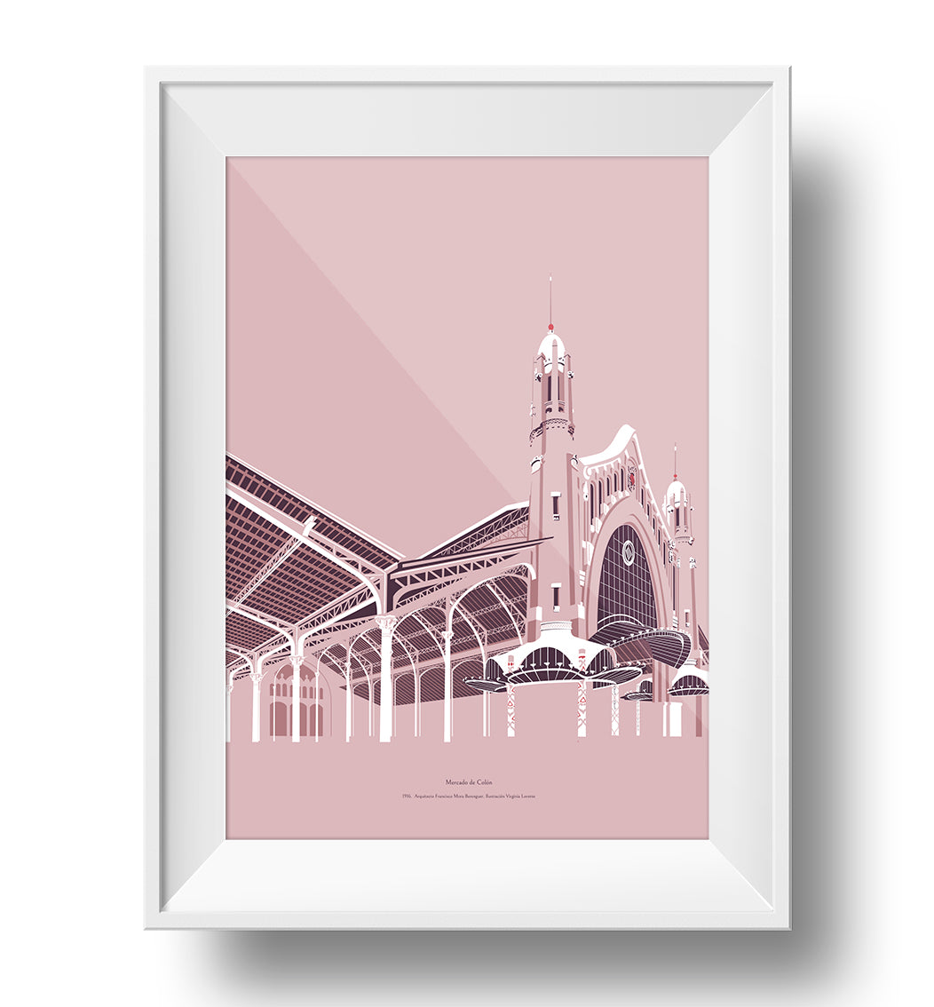 LÁMINA / PRINT MERCADO DE COLON VARIOS FORMATOS