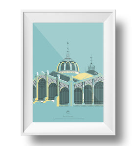 LÁMINA MERCAT CENTRAL 40x50 // PRINT CENTRAL MARKET 40x50