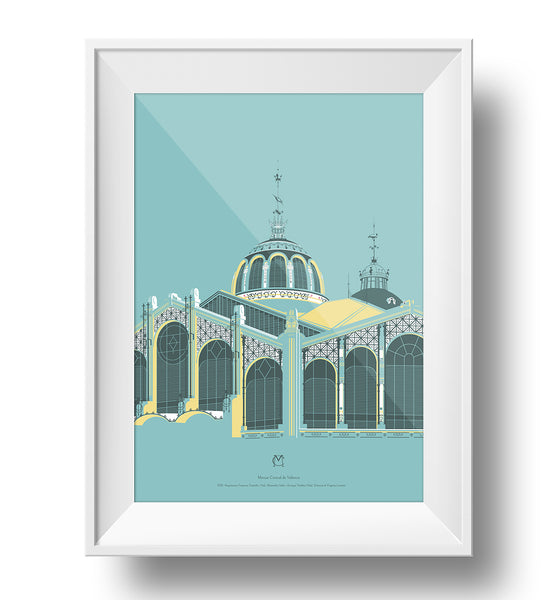 LÁMINA / PRINT MERCADO CENTRAL VARIOS FORMATOS