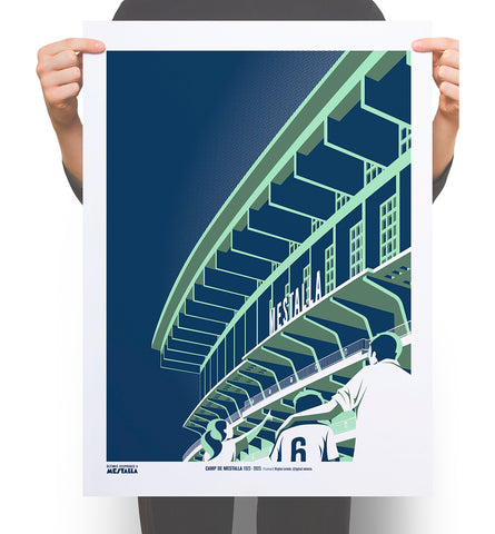 LÁMINA CENTENARIO MESTALLA 40x50 // PRINT CENTENARY OF MESTALLA 40x50