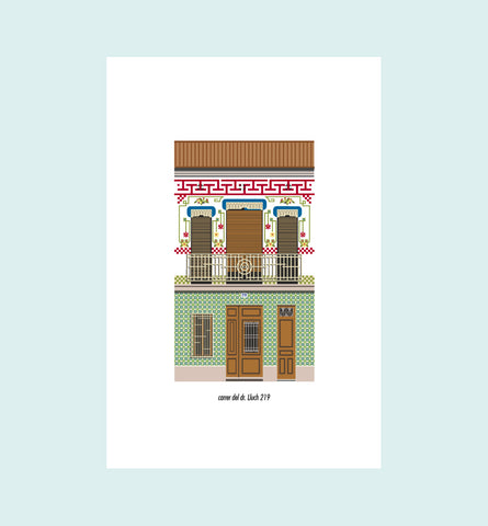 POSTAL / POSTCARD CABANYAL DR. LLUCH 219