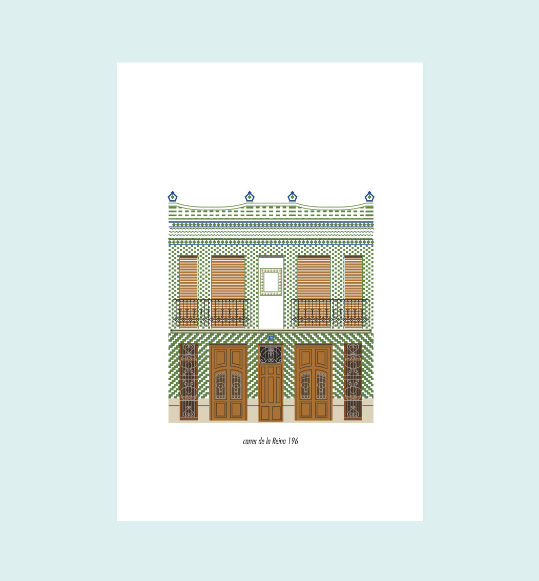 POSTAL / POSTCARD CABANYAL REINA 196
