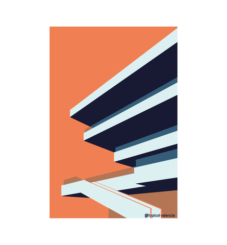 POSTAL / POSTCARD EDIFICIO VELES E VENTS