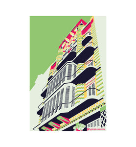 POSTAL / POSTCARD EDIFICIO CASA JUDÍA