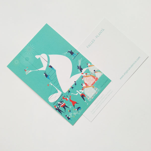 POSTAL  / POSTCARD FALLES "PLANTÀ"