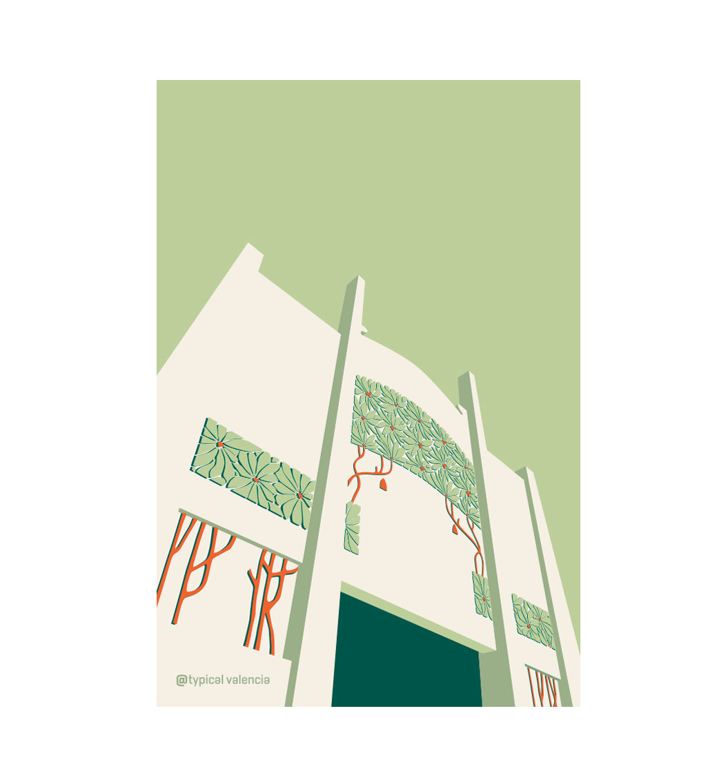 POSTAL / POSTCARD CINES CARO