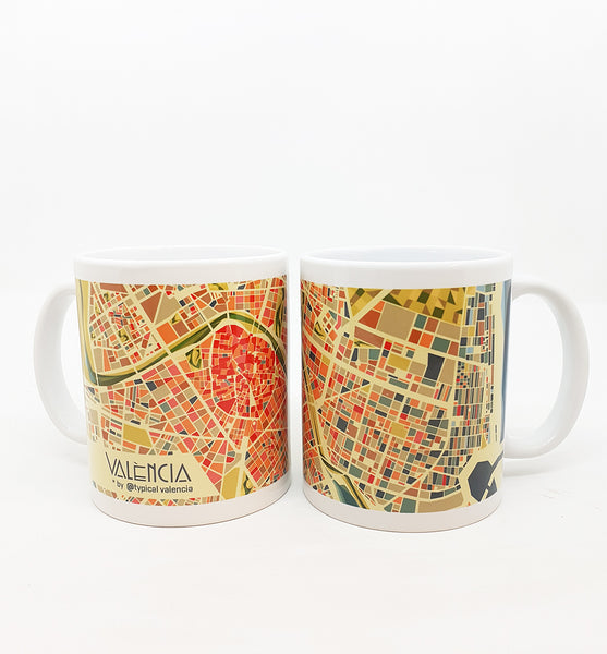 TAZA MAPA VLC / MUG  VLC MAP