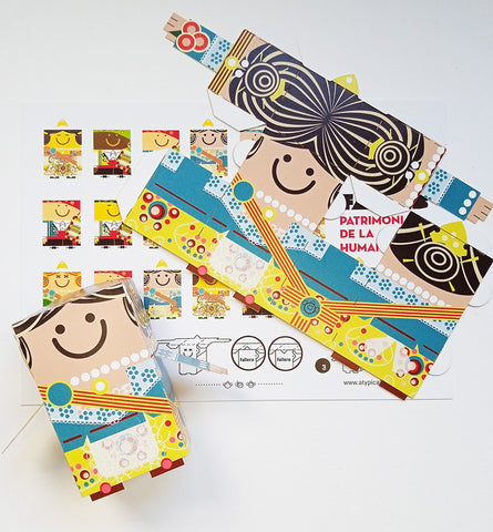 MONTABLE FALLERA 04 // FOLDABLE PAPER TOY FALLERA 04