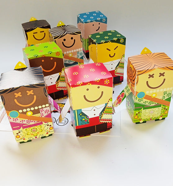 MONTABLE FALLERO 02 // FOLDABLE PAPER TOY FALLERO 02
