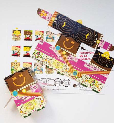 MONTABLE FALLERA 02 // FOLDABLE PAPER TOY FALLERA 02