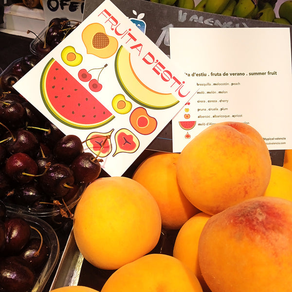 POSTAL  / POSTCARD FRUITA D'ESTIU - SUMMER FRUIT