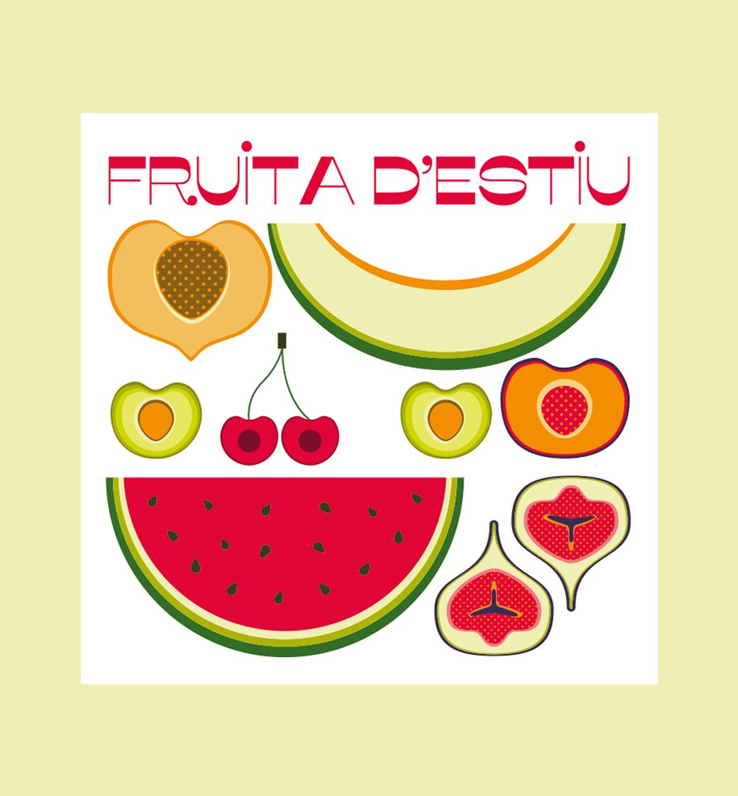 POSTAL  / POSTCARD FRUITA D'ESTIU - SUMMER FRUIT